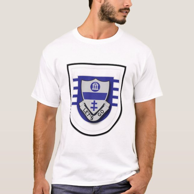 325. Infanterit Regiment - luftburna 4th Bn T-shirt (Framsida)
