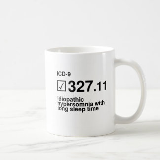 327,11 Idiopathic hypersomnia med lång sömn tim Kaffemugg