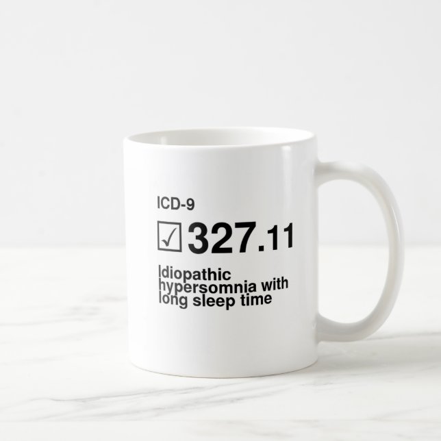 327,11 Idiopathic hypersomnia med lång sömn tim Kaffemugg (Höger)
