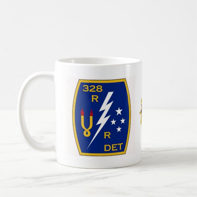 328. Radiosände forskning Det - veteran 2 för ASA Kaffemugg (Vänster)