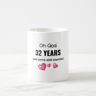 32:a Bröllop-årsdagen - Låtsgåva till honom el Kaffemugg