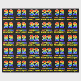 32:a födelsedag: fetstil, Roligt, enkel, regnbåge  Presentpapper