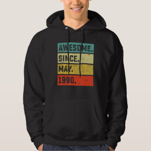 32:a födelsedagen Fantastisk sedan maj 1990 32 år Hoodie