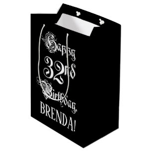 32:a födelsedagen: Finare, Elegant, skript + anpa