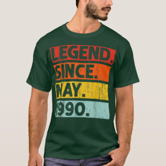 32:a födelsedagsgåvor sedan maj 1990 32 år t shirt