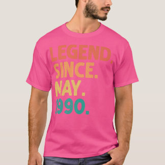 32:a födelsedagslätten sedan maj 1990 32 år gammal t shirt