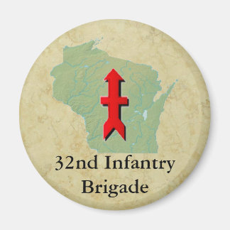 32:a infanteriet Wisconsin Militär Magnet