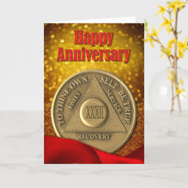 32 år efter årsdagen för myntet Glitter Lycklig Kort