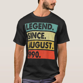 32 år gamla gåvor sedan augusti 1990:a födelsen t shirt