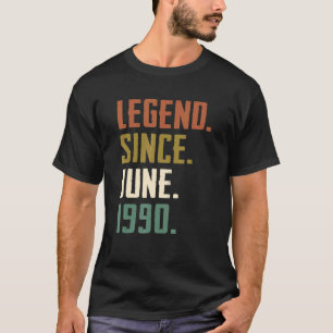 32 år gammal förklaring sedan juni 1990 32:a födel t shirt