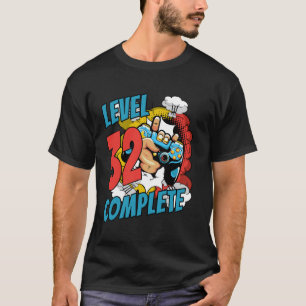 32-års födelsedags skjorta män 32 år Comic Level 3 T Shirt