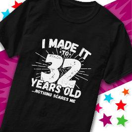 32-årsjubileum, 32-årsjubileum t shirt