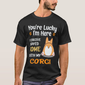32 Du är Lucky Corgi T Shirt