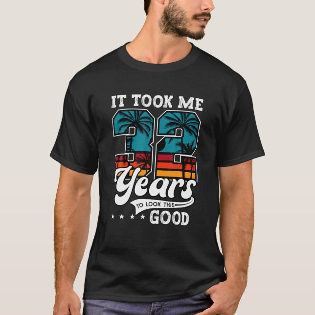 32:e födelsedag För manar kvinnor Gift 32 år gamma T Shirt (Framsida)