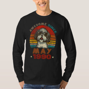 32:e födelsedagen Kärlek Shih Tzu Hundar 32 år sed T Shirt