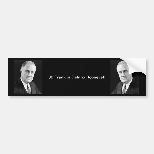 32 Franklin D. Roosevelt1 Bildekal (Framsidan)