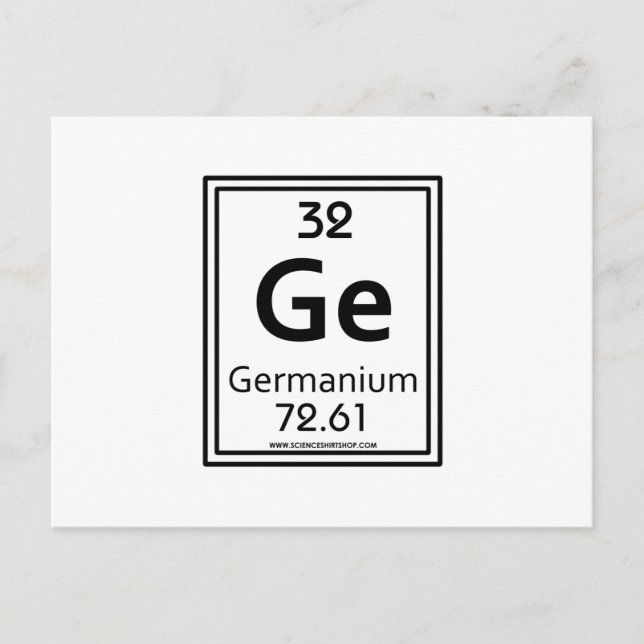 32 Germanium Vykort (Framsida)