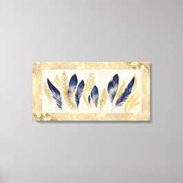 32 tum x 16 tum Fåglar av en fjäder Canvastryck