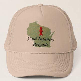 32nd Infanterit med Wisconsin kartlägger Truckerkeps