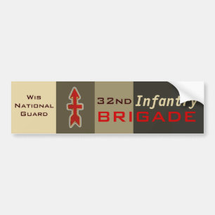 32nd Röd pilbrigad för infanteri Bildekal