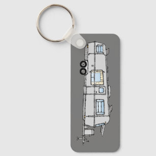32S Modell Avion Travel Trailer Nyckel Fob Nyckelring