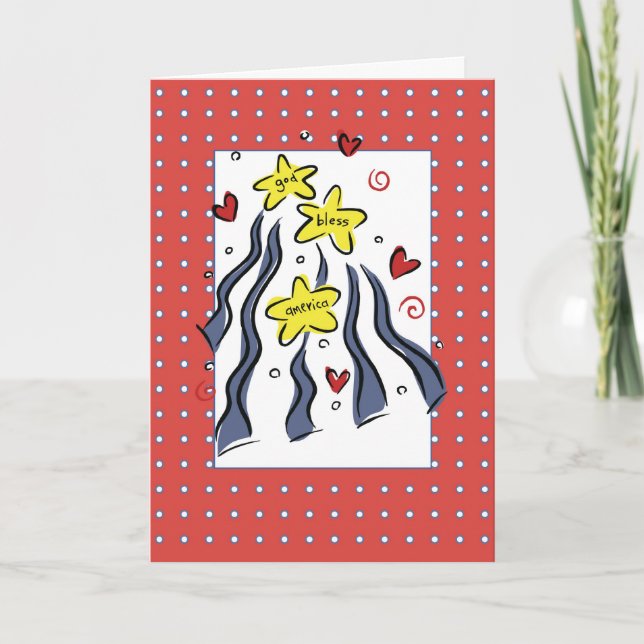 3307 välsigna dig Amerika Kort (Framsida)