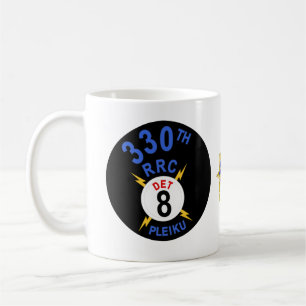 330. RRC - Det 8 Pleiku - veteran för ASA Vietnam Kaffemugg