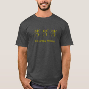 333 - ÄNGELN NUMRERAR, manar T-tröja, kol Tee Shirt