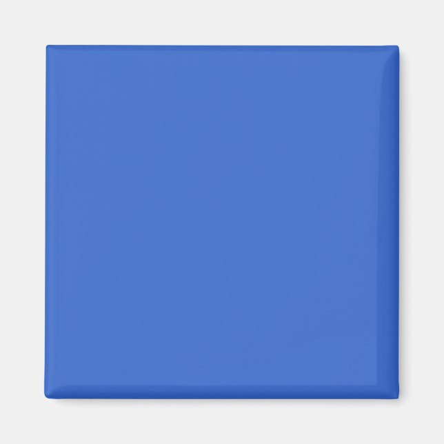 3366CC Solid Blue Background Färg-mall Magnet (Framsidan)