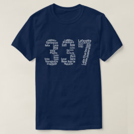337 Lafayette Lake Charles Louisiana Acadiana T Shirt