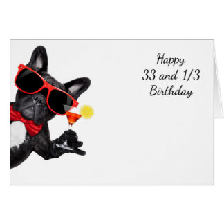 33 1/3 bowtiebowwow hälsningskort