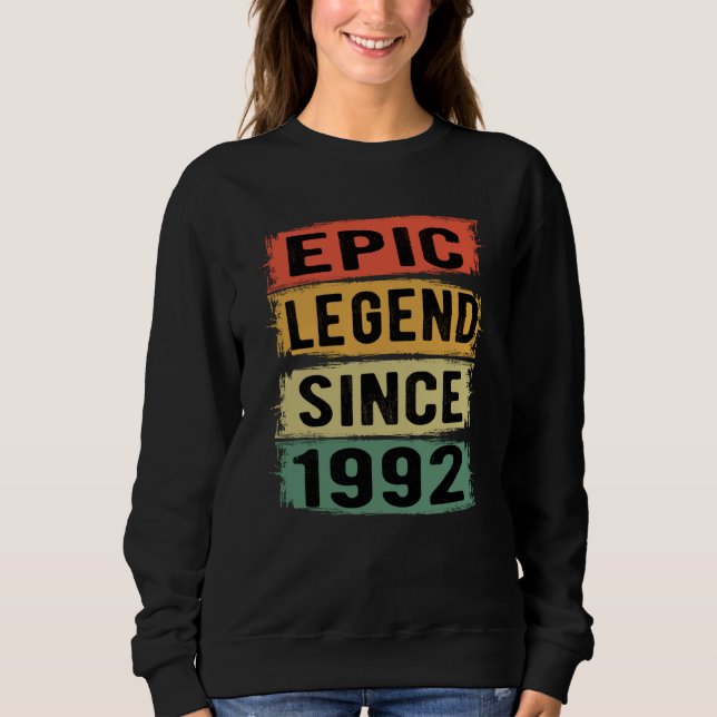 33 år Gammal Bday Epic Legend 33: e födelsedagspre T Shirt (Framsida)