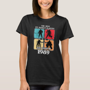 33-åriga ishockeyspelare 1989 33:e födelsedagen V T Shirt