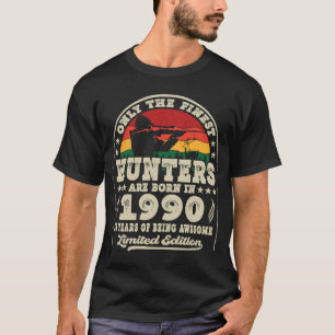 33 års Vintage för jakt på gamla Hjortar 1990, 33: T Shirt