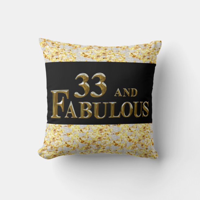 33-årsdag  kudde (Framsida)