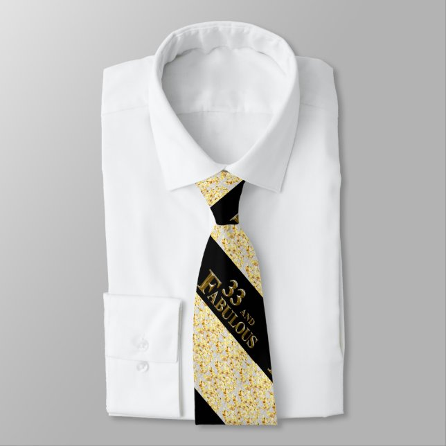 33-årsdag  slips (Bunden)