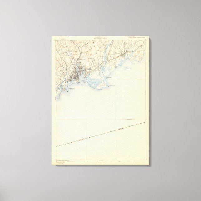 33 Bridgeport lakan Canvastryck (Framsida)