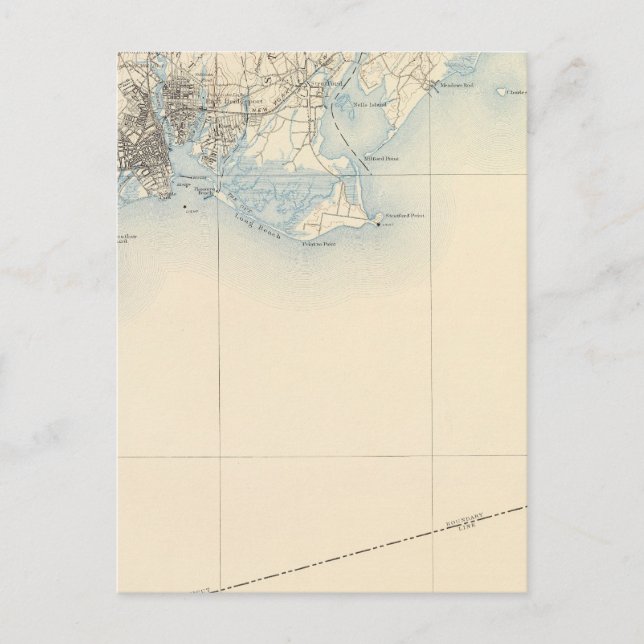 33 Bridgeport lakan Vykort (Framsida)