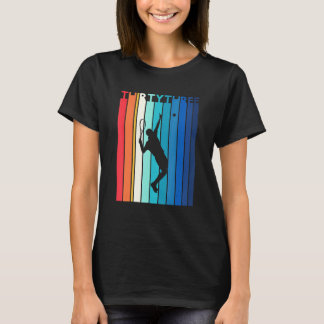 33:e födelsedag Vintage tennis 33-årsjubileum T Shirt