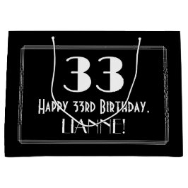 33:e födelsedagen: Art Deco Inspired Stil "33", Na