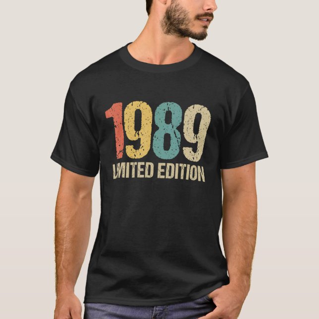 33:e födelsedagen Dam Manar 33 år 1989 Gift 8 T Shirt (Framsida)