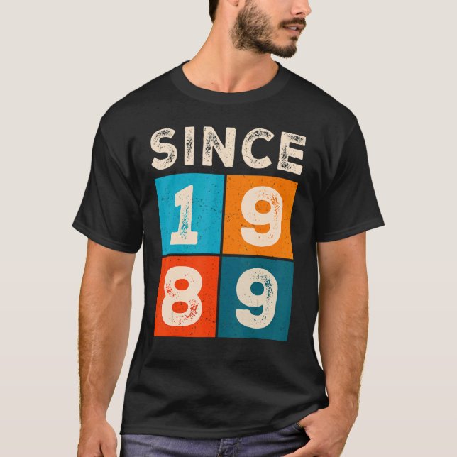 33:e födelsedagen Fantastisk sedan 1989 T Shirt (Framsida)