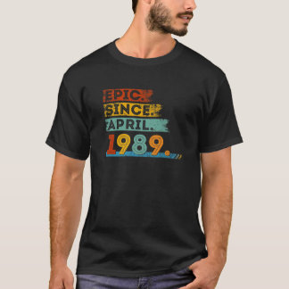 33:e födelsedagen för 33 år sedan april 1988 t shirt