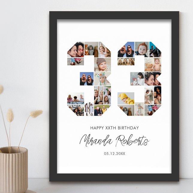 33:e födelsedagsnumret 33-Anpassningsbarnas fotoko Poster (Skapare uppladdad)