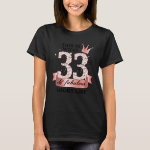 33 & Fantastisk I Rose Och Vit Party Grupp Candid T Shirt