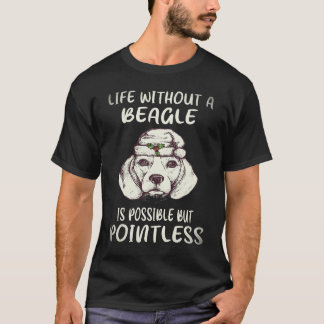 33 Liv utan en beagle T Shirt