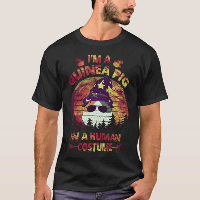 33 marsvin Halloween-kostym för människor T Shirt (Framsida)