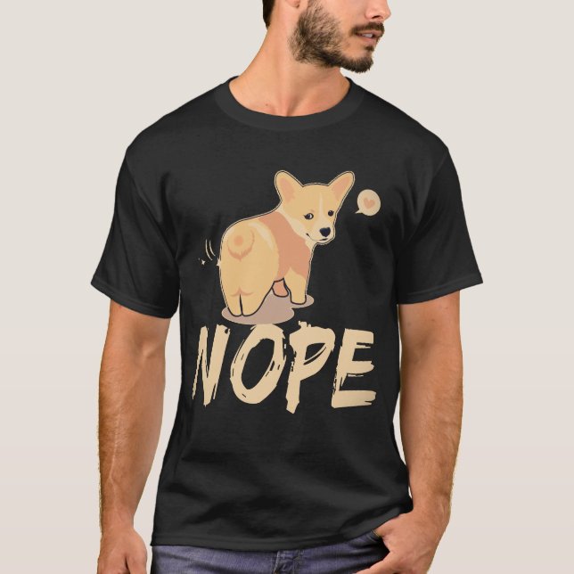 33 Nej - Corgi T Shirt (Framsida)