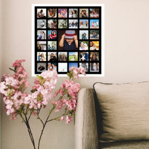 33 Personlig av fotomall Anpassningsbar Made Colla Poster