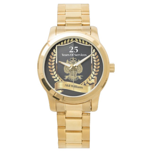 33 Tjänsteår Armbandsur (Framsida)